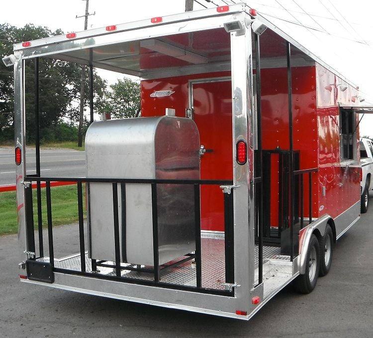 1320-concession-trailer-8.5-x20-red-bbq-smoker-catering-food-6.jpg Concession Trailer 8.5'x20' Red - BBQ Smoker Catering Food