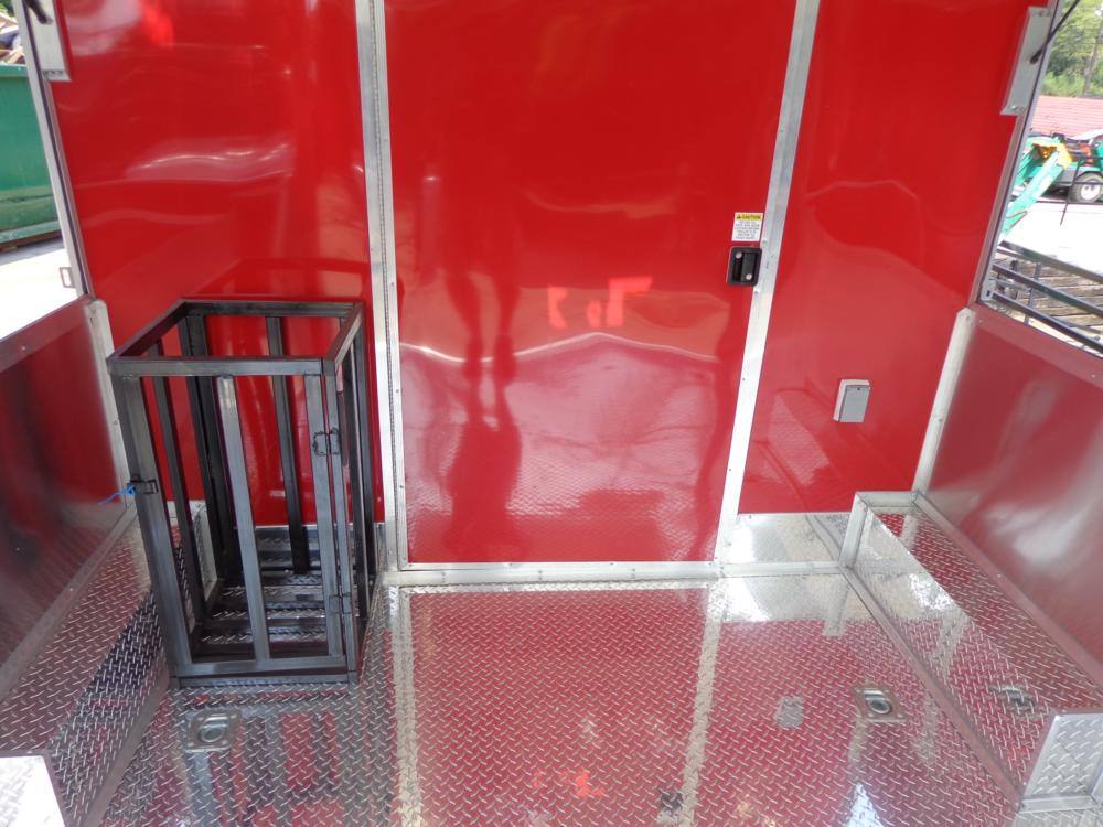 1322-concession-trailer-8.5-x20-red-catering-bbq-food-enclosed-kitchen-22.jpg Concession Trailer 8.5'x20' Red - Catering BBQ Food Enclosed Kitchen