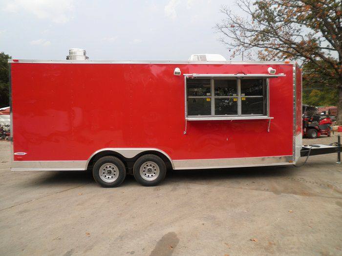 1323-concession-trailer-8.5-x20-red-catering-food-event-vending-4.jpg Concession Trailer 8.5'x20' Red - Catering Food Event Vending