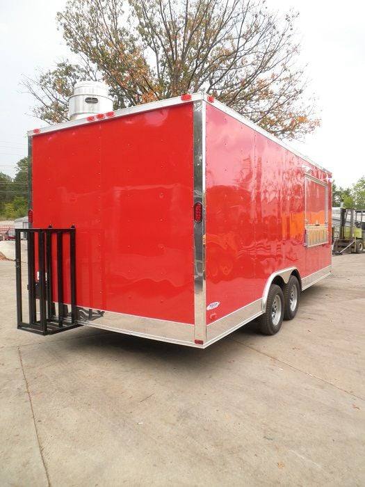 1323-concession-trailer-8.5-x20-red-catering-food-event-vending-9.jpg Concession Trailer 8.5'x20' Red - Catering Food Event Vending
