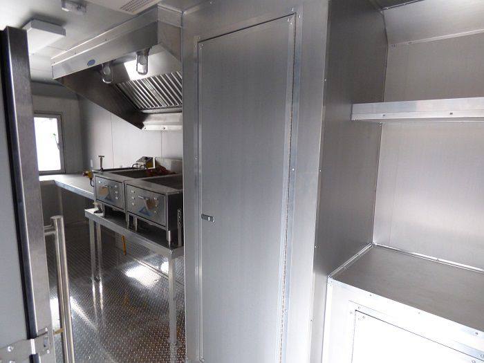 Concession Trailer 8.5'x20' Red - Custom Vending Food Catering
