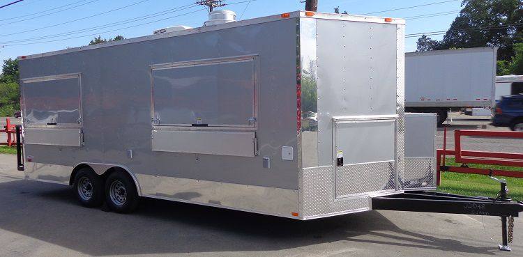 Concession Trailer 8.5'x20' Siler - Vending Catering Food Event