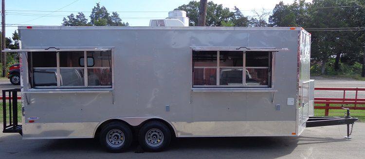 Concession Trailer 8.5'x20' Siler - Vending Catering Food Event
