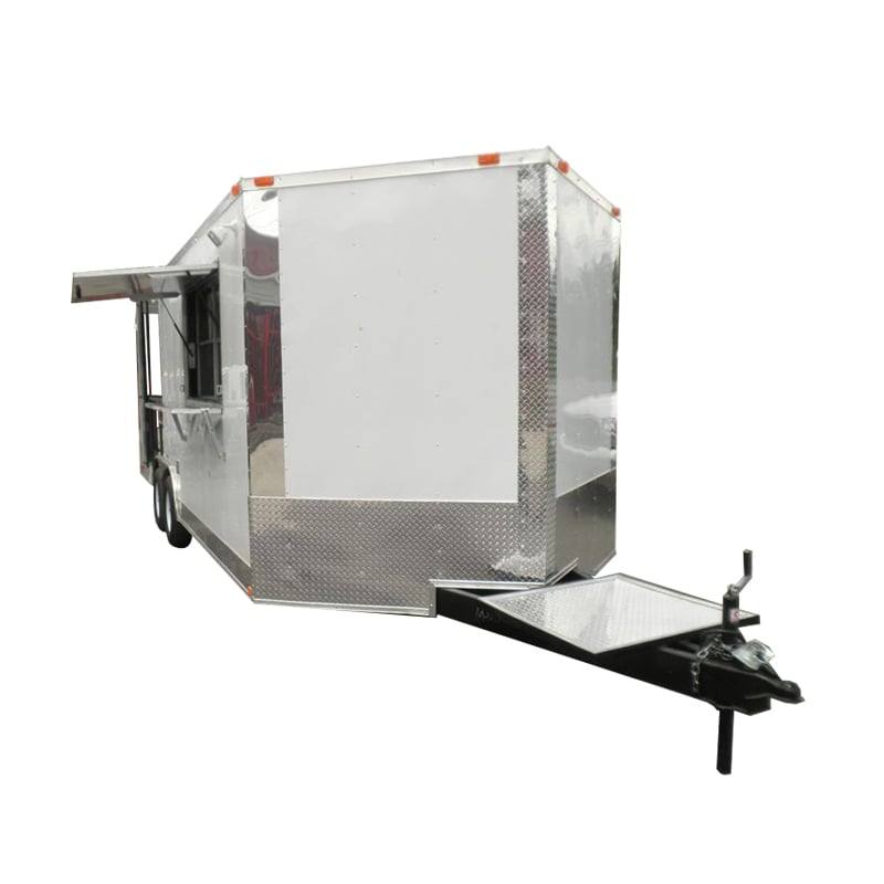 1327-concession-trailer-8.5-x20-white-bbq-smoker-event-catering-1.jpg Concession Trailer 8.5'x20' White - BBQ Smoker Event Catering