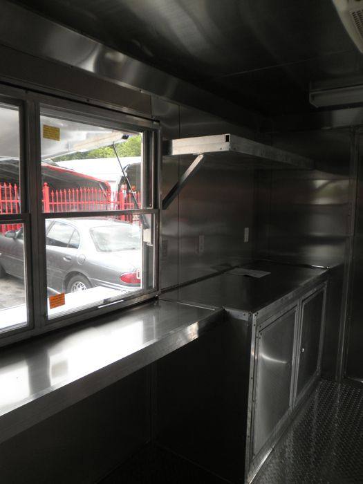 1327-concession-trailer-8.5-x20-white-bbq-smoker-event-catering-5.jpg Concession Trailer 8.5'x20' White - BBQ Smoker Event Catering