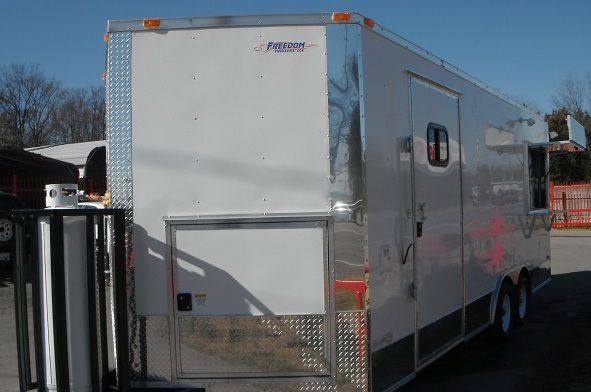 1328-concession-trailer-8.5-x20-white-bbq-smoker-event-catering-food-19.jpg Concession Trailer 8.5'x20' White - BBQ Smoker Event Catering Food