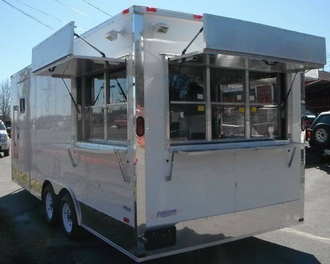 1328-concession-trailer-8.5-x20-white-bbq-smoker-event-catering-food-21.jpg Concession Trailer 8.5'x20' White - BBQ Smoker Event Catering Food