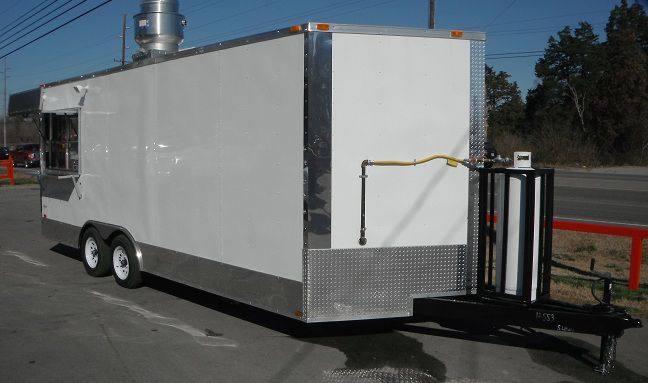 1328-concession-trailer-8.5-x20-white-bbq-smoker-event-catering-food-26.jpg Concession Trailer 8.5'x20' White - BBQ Smoker Event Catering Food