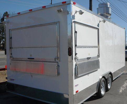 1328-concession-trailer-8.5-x20-white-bbq-smoker-event-catering-food-4.jpg Concession Trailer 8.5'x20' White - BBQ Smoker Event Catering Food