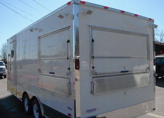 1328-concession-trailer-8.5-x20-white-bbq-smoker-event-catering-food-5.jpg Concession Trailer 8.5'x20' White - BBQ Smoker Event Catering Food