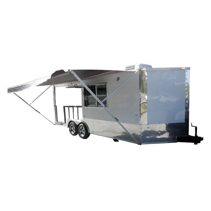 1329-concession-trailer-8.5-x20-white-bbq-smoker-event-vending-1.jpg Concession Trailer 8.5'x20' White - BBQ Smoker Event Vending
