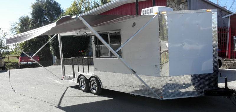 1329-concession-trailer-8.5-x20-white-bbq-smoker-event-vending-4.jpg Concession Trailer 8.5'x20' White - BBQ Smoker Event Vending