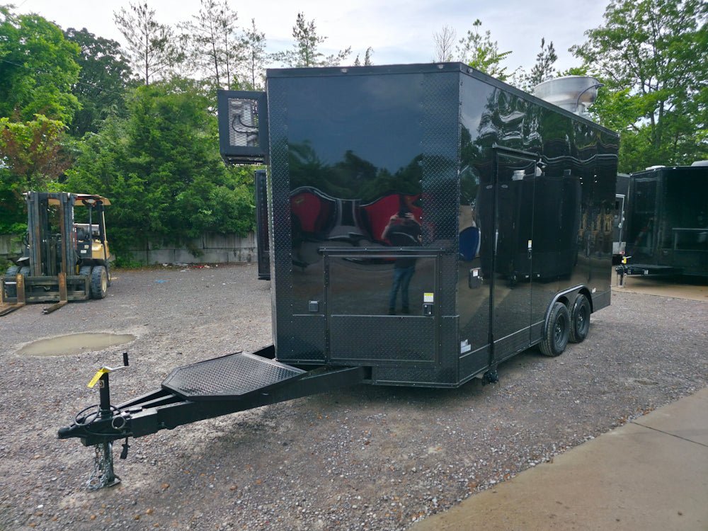 133-8.5-x-16-elite-concession-trailer-black-w-blackout-equipped-7.jpg 8.5' X 16' Elite Concession Trailer Black W/ Blackout Equipped