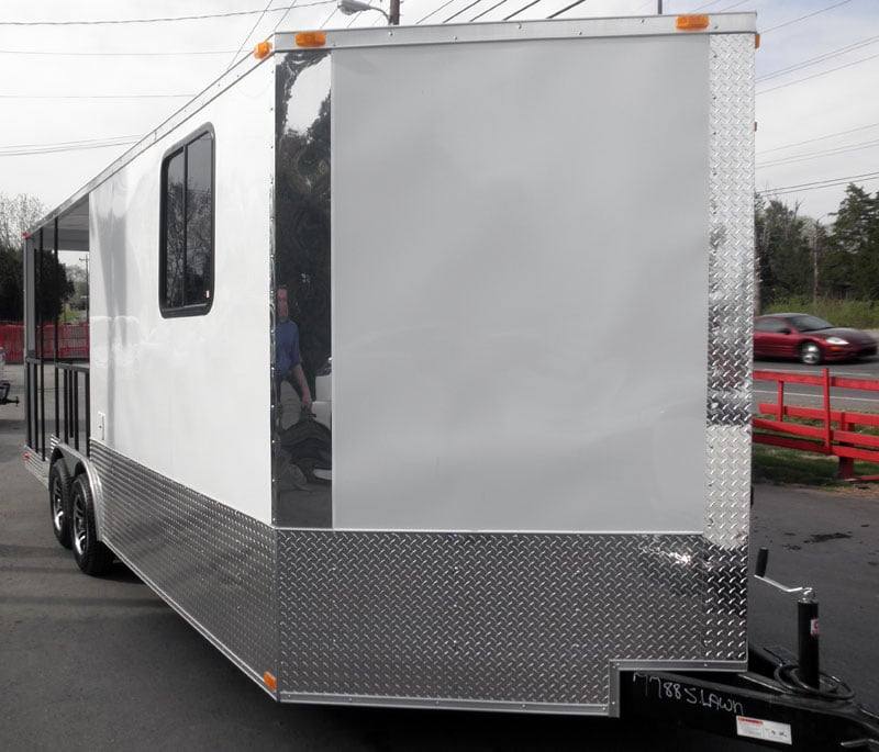 1331-concession-trailer-8.5-x20-white-bbq-smoker-food-vending-4.jpg Concession Trailer 8.5'x20' White - BBQ Smoker Food Vending