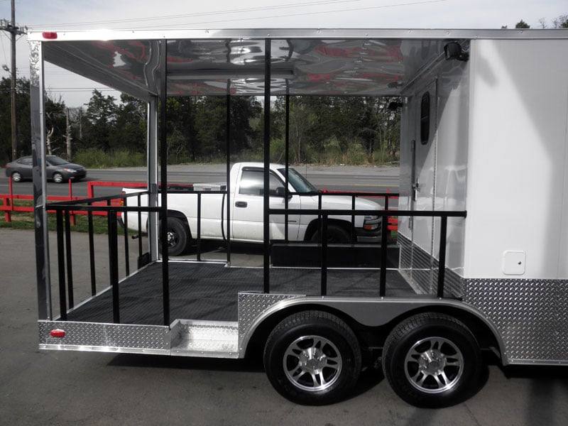 1331-concession-trailer-8.5-x20-white-bbq-smoker-food-vending-7.jpg Concession Trailer 8.5'x20' White - BBQ Smoker Food Vending