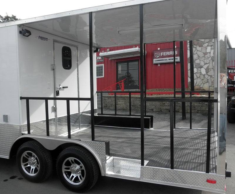 1331-concession-trailer-8.5-x20-white-bbq-smoker-food-vending-8.jpg Concession Trailer 8.5'x20' White - BBQ Smoker Food Vending
