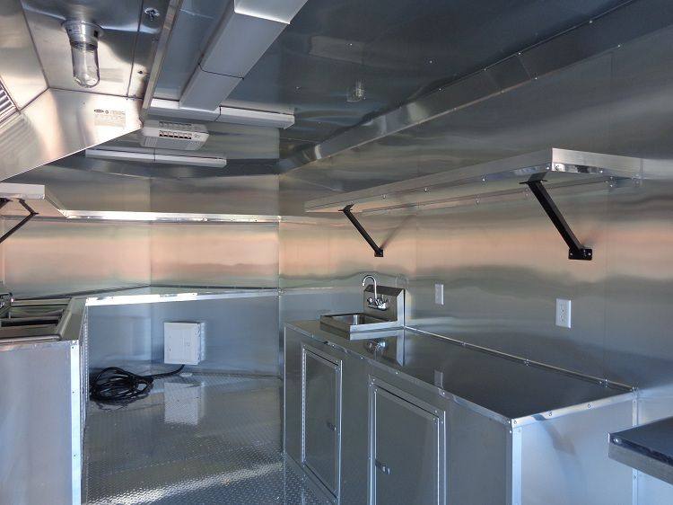 Concession Trailer 8.5'x20' White - Catering Food Vending Event