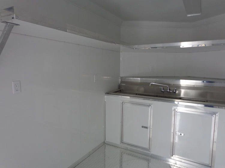 Concession Trailer 8.5'x20' White - Food Event Catering BBQ Smoker