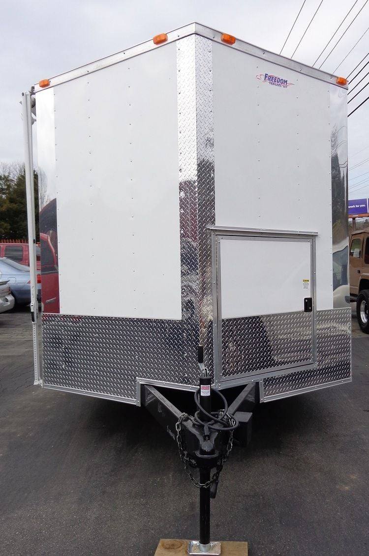 Concession Trailer 8.5'x20' White - Food Event Catering BBQ Smoker