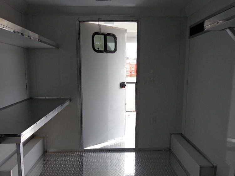 Concession Trailer 8.5'x20' White - Food Event Catering BBQ Smoker