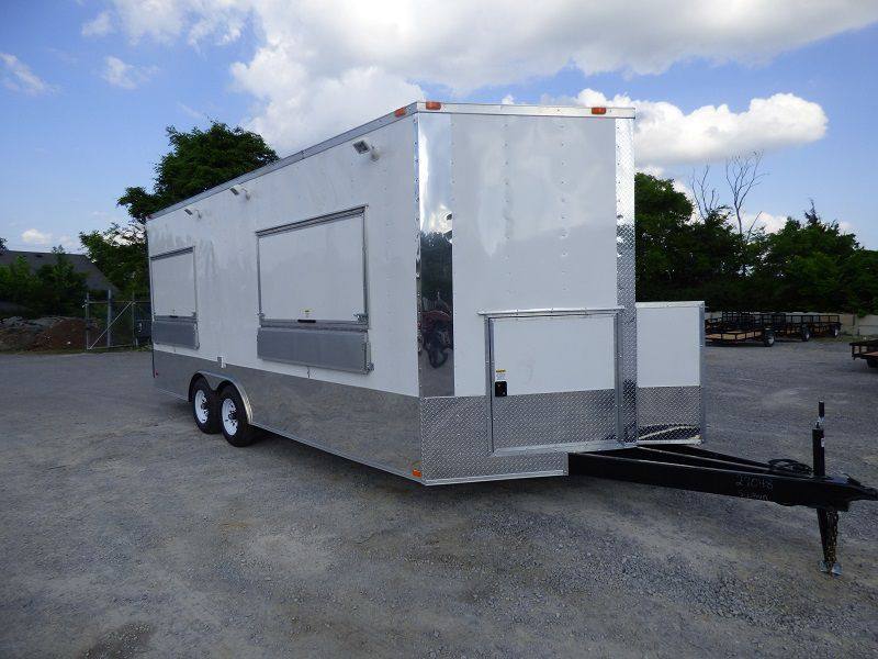 1341-concession-trailer-8.5-x20-white-food-event-catering-with-appliances-2.jpg Concession Trailer 8.5'x20' White Food Event Catering With Appliances