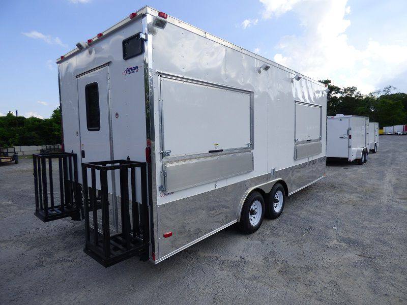 1341-concession-trailer-8.5-x20-white-food-event-catering-with-appliances-4.jpg Concession Trailer 8.5'x20' White Food Event Catering With Appliances
