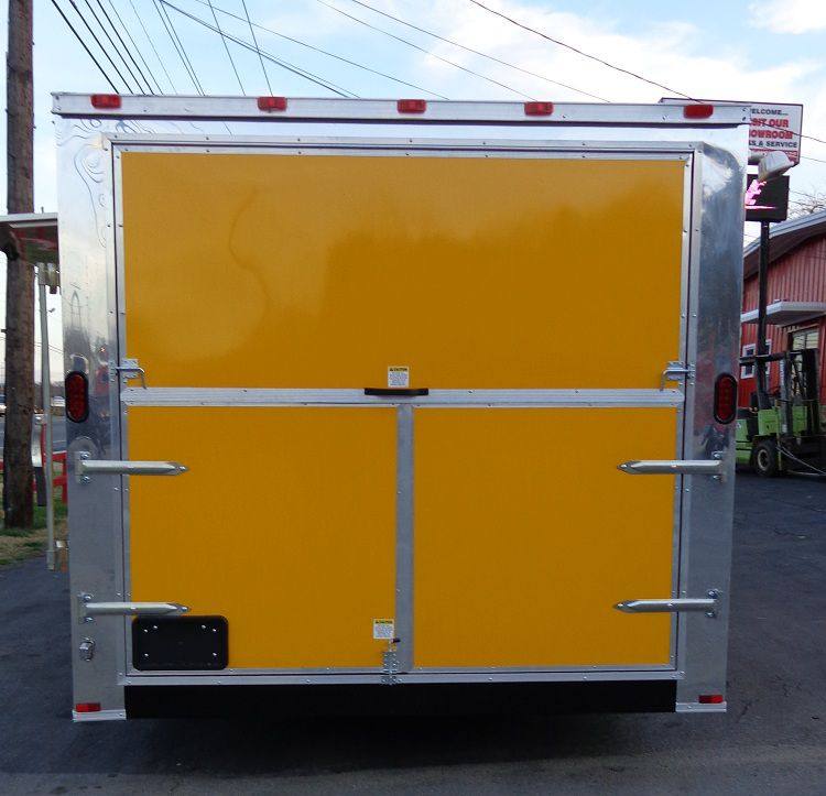 Concession Trailer 8.5'x20' Yellow - Event Catering Vending Food