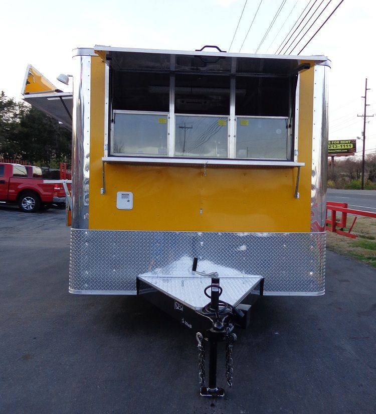 Concession Trailer 8.5'x20' Yellow - Event Catering Vending Food