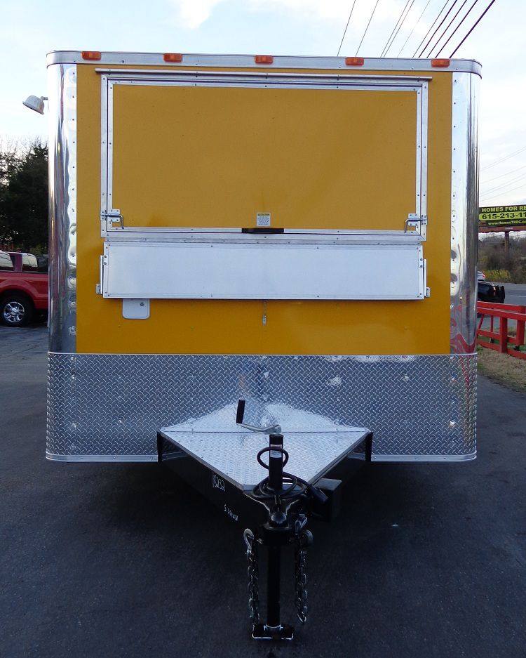 Concession Trailer 8.5'x20' Yellow - Event Catering Vending Food
