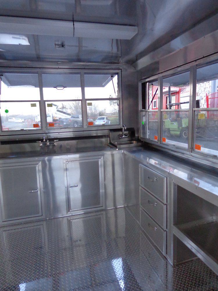 Concession Trailer 8.5'x20' Yellow - Event Catering Vending Food