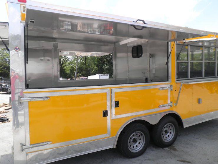 1343-concession-trailer-8.5-x20-yellow-vending-food-event-catering-7.jpg Concession Trailer 8.5'x20' Yellow - Vending Food Event Catering