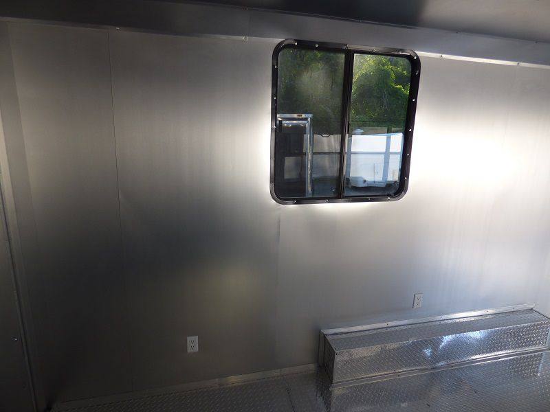 Concession Trailer 8.5'x22' Black - Event Food Kitchen Restroom