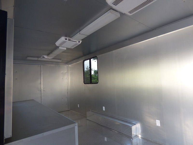 Concession Trailer 8.5'x22' Black - Event Food Kitchen Restroom