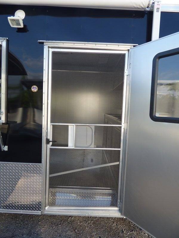 Concession Trailer 8.5'x22' Black - Event Food Kitchen Restroom