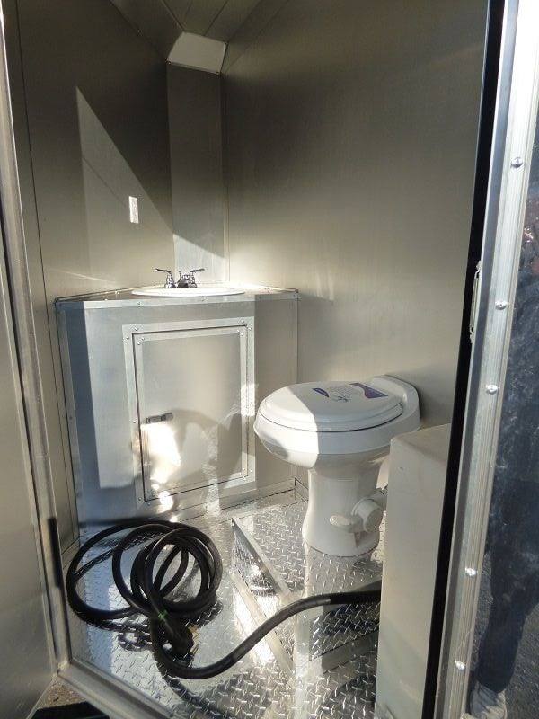 Concession Trailer 8.5'x22' Black - Event Food Kitchen Restroom