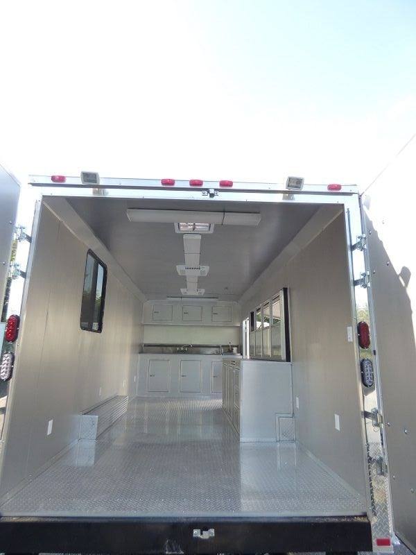 Concession Trailer 8.5'x22' Black - Event Food Kitchen Restroom