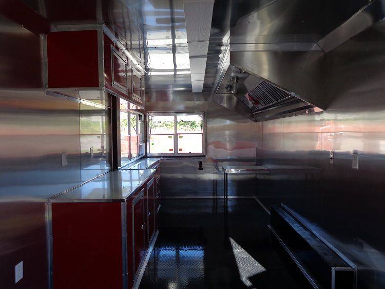 1345-concession-trailer-8.5-x22-red-event-food-catering-vending-16.jpg Concession Trailer 8.5'x22' Red - Event Food Catering Vending