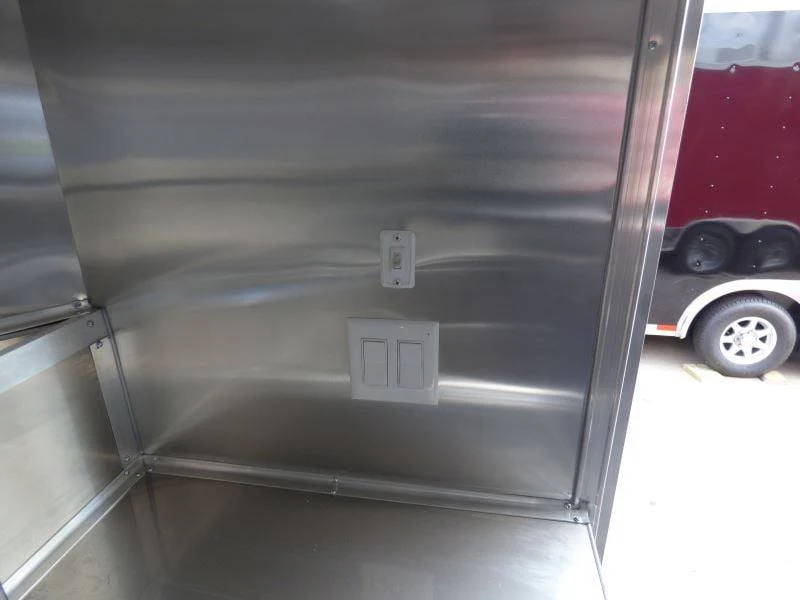 1346-concession-trailer-8.5-x22-red-food-event-catering-bbq-2.webp Concession Trailer 8.5'x22' Red - Food Event Catering BBQ