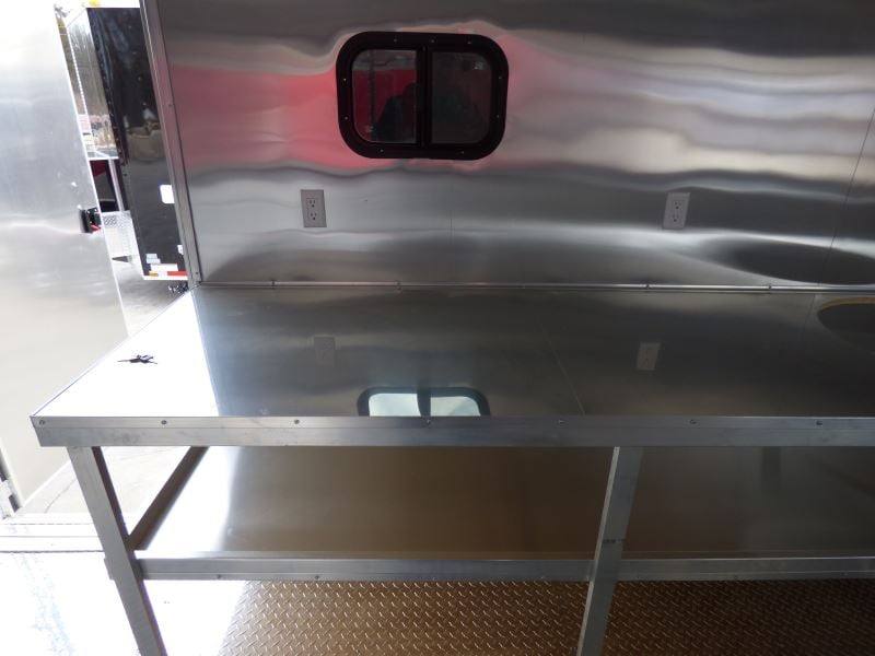 1346-concession-trailer-8.5-x22-red-food-event-catering-bbq-21.jpg Concession Trailer 8.5'x22' Red - Food Event Catering BBQ