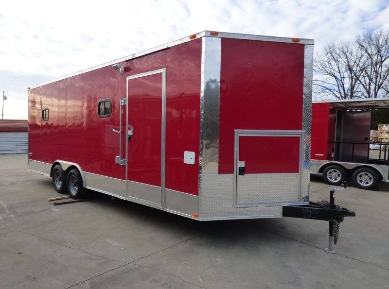 1346-concession-trailer-8.5-x22-red-food-event-catering-bbq-29.jpg Concession Trailer 8.5'x22' Red - Food Event Catering BBQ
