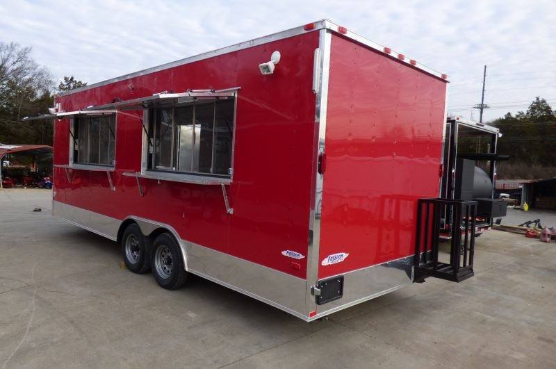 1346-concession-trailer-8.5-x22-red-food-event-catering-bbq-31.jpg Concession Trailer 8.5'x22' Red - Food Event Catering BBQ