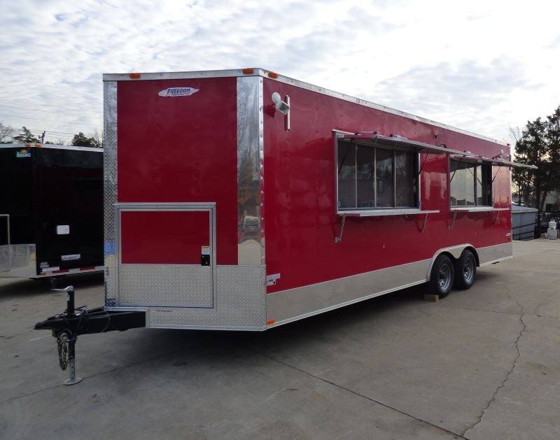 1346-concession-trailer-8.5-x22-red-food-event-catering-bbq-32.jpg Concession Trailer 8.5'x22' Red - Food Event Catering BBQ