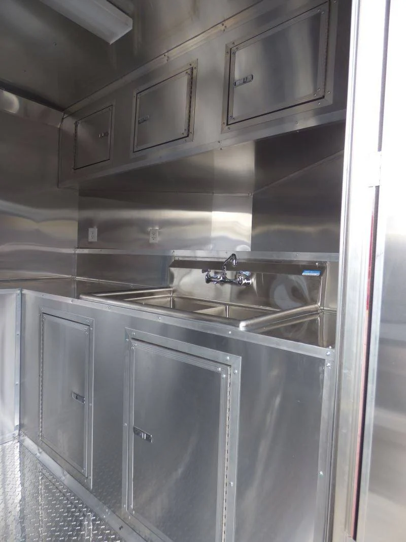 1346-concession-trailer-8.5-x22-red-food-event-catering-bbq-6.webp Concession Trailer 8.5'x22' Red - Food Event Catering BBQ