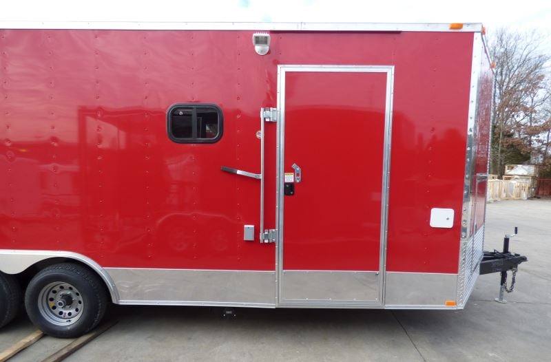 1346-concession-trailer-8.5-x22-red-food-event-catering-bbq-7.jpg Concession Trailer 8.5'x22' Red - Food Event Catering BBQ