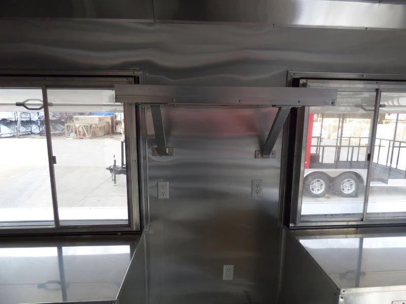 1346-concession-trailer-8.5-x22-red-food-event-catering-bbq-8.webp Concession Trailer 8.5'x22' Red - Food Event Catering BBQ