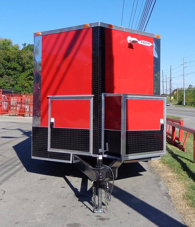 1347-concession-trailer-8.5-x22-vending-bbq-smoker-event-catering-red-4.jpg Concession Trailer 8.5'x22' Vending BBQ Smoker Event Catering (Red)