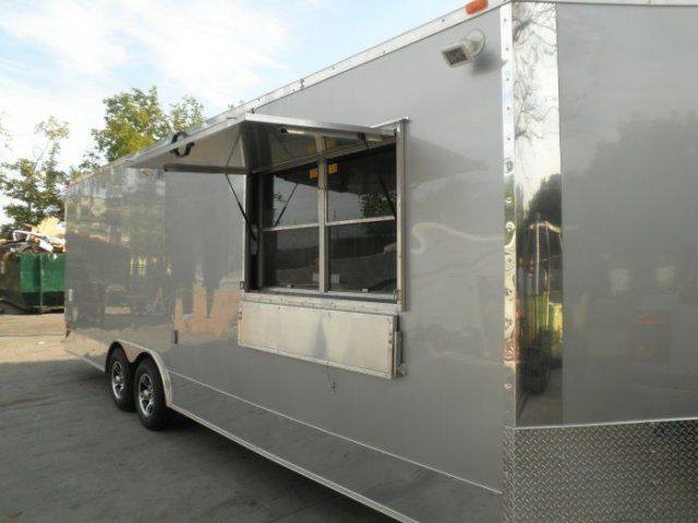 1349-concession-trailer-8.5-x24-appliances-event-catering-food-silver-4.jpg Concession Trailer 8.5'x24' Appliances Event Catering Food (Silver)