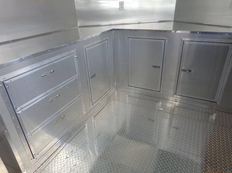 Concession Trailer 8.5'x24' BBQ Smoker Food Event Catering (Yellow)