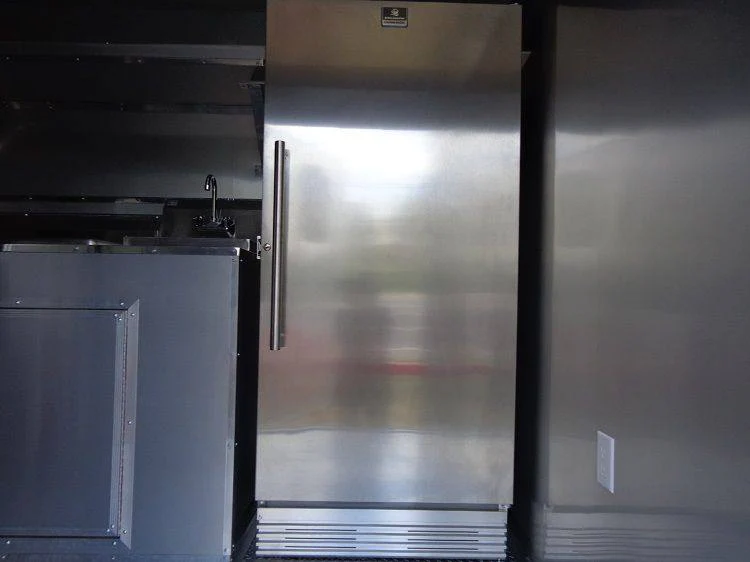 Concession Trailer 8.5'x24' BBQ Smoker Food Event Catering (Yellow)