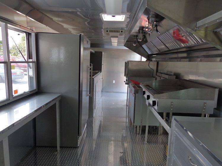 Concession Trailer 8.5'x24' BBQ Smoker Food Event Catering (Yellow)